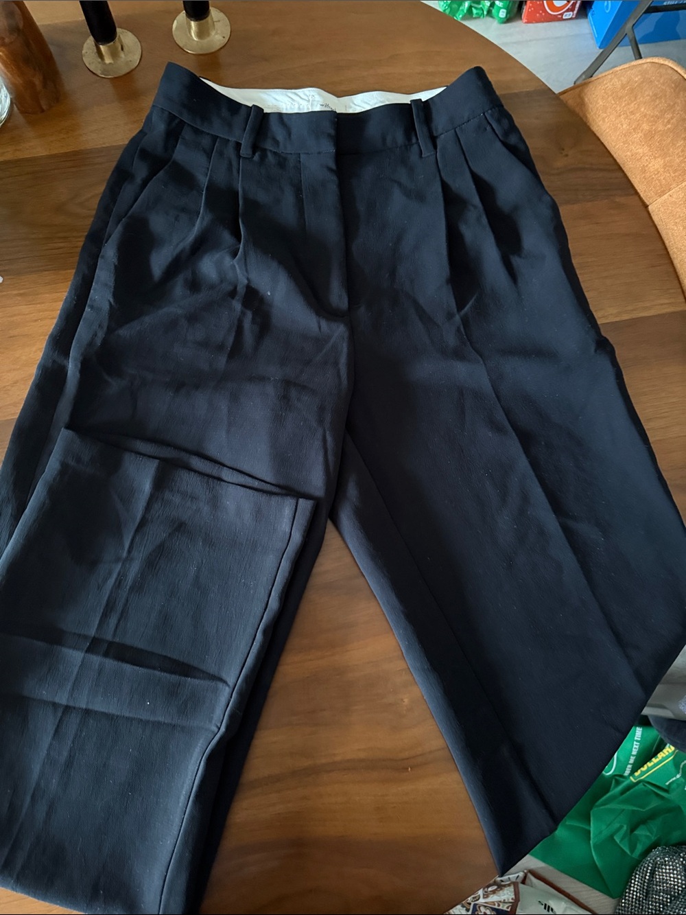 Wilfred effortless black pants long length